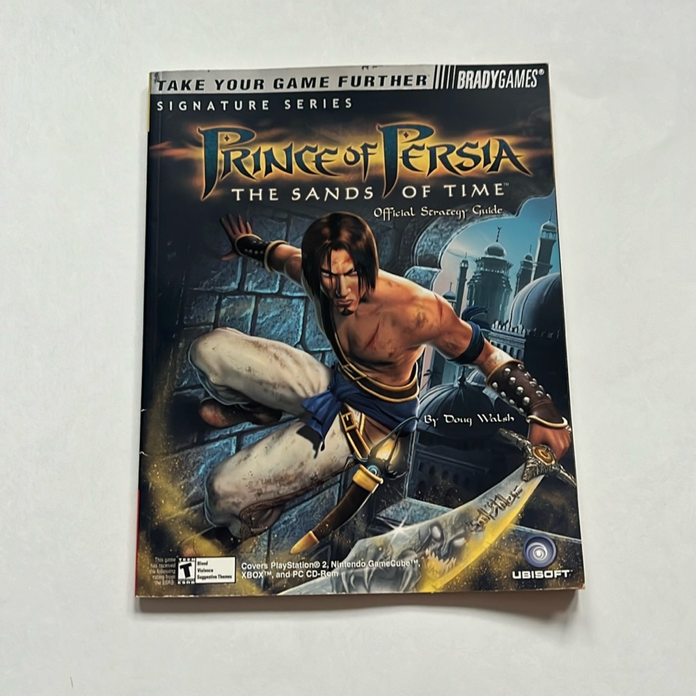 Prince Of Persia The Sands Of Time / Official Strategy Guide / 2003 / Poster
